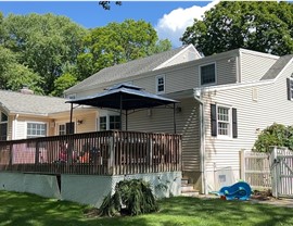 Doors, Gutters, Portico, Roofing, Siding, Windows Project in Fairfield, CT by Burr Roofing, Siding & Windows