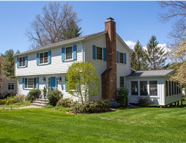 Siding, Windows Project in New Canaan, CT by Burr Roofing, Siding & Windows