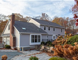 Doors, Portico, Roofing, Siding, Windows Project in Danbury, CT by Burr Roofing, Siding & Windows