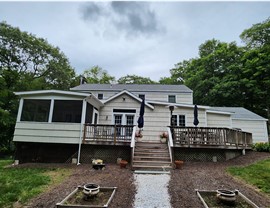 Gutters, Siding, Windows Project in Wilton, CT by Burr Roofing, Siding & Windows