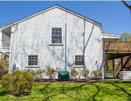 Gutters, Siding, Windows Project in New Canaan, CT by Burr Roofing, Siding & Windows