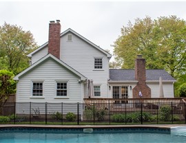 Doors, Gutters, Portico, Roofing, Siding, Windows Project in Fairfield, CT by Burr Roofing, Siding & Windows