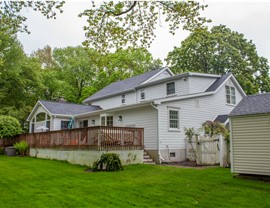 Doors, Gutters, Portico, Roofing, Siding, Windows Project in Fairfield, CT by Burr Roofing, Siding & Windows