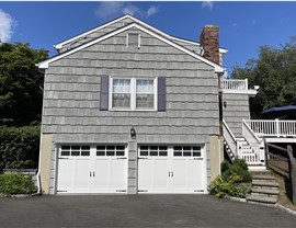 Portico, Siding, Windows Project in Stamford, CT by Burr Roofing, Siding & Windows