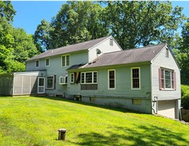 Doors, Gutters, Portico, Roofing, Siding, Windows Project in New Canaan, CT by Burr Roofing, Siding & Windows