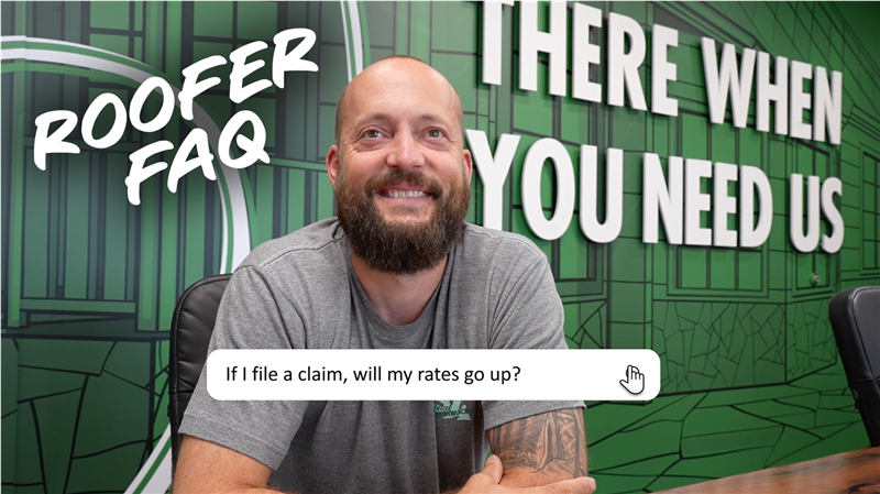 Roofer FAQ: Will My Rates Go Up After Filing a Claim?