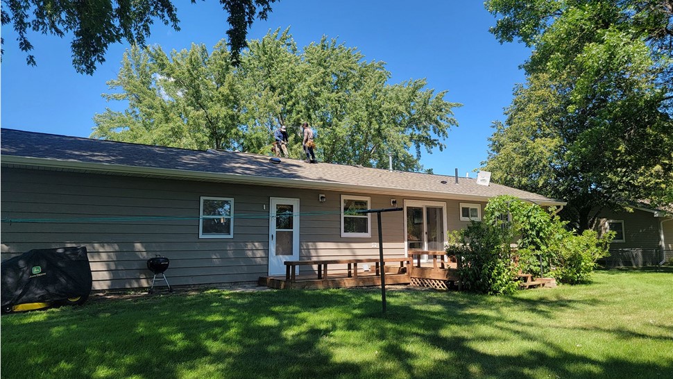 Gutters, Roof Replacement, Storm Restoration Project in St Joseph, MN by Capital Construction LLC