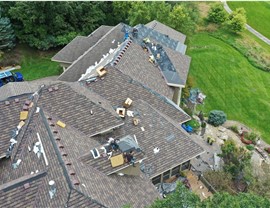 Gutters, Roof Repair, Roof Replacement, Storm Restoration Project in Prior Lake, MN by Capital Construction LLC