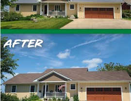 Gutters, Roof Replacement, Storm Restoration Project in Northfield, MN by Capital Construction LLC
