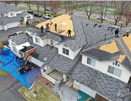 Multi-Family Roofing, Roof Replacement, Storm Restoration Project in White Bear Lake, MN by Capital Construction LLC