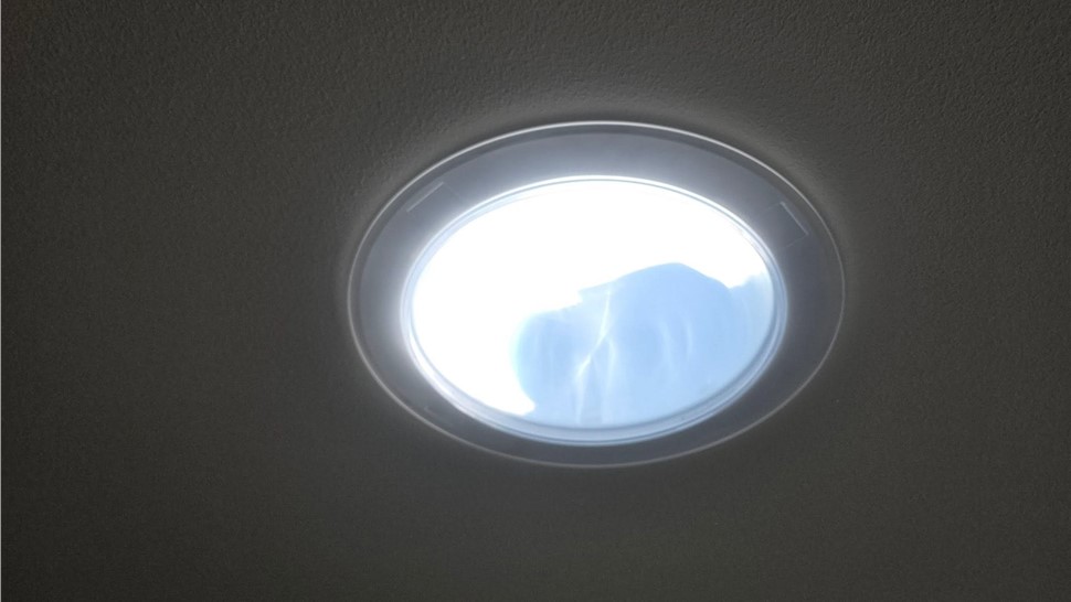 Interior solar tube bringing natural light into home in Anacortes WA