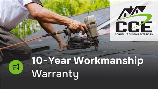 10 Years of Guaranteed Workmanship