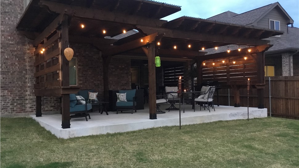 Outdoor Living Project in McKinney, TX by Christian Brothers Roofing