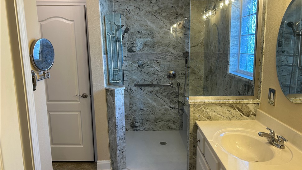 Remodel, Roll-In Shower, Showers Project in Orange Beach, Alabama by Clear Choice Bath