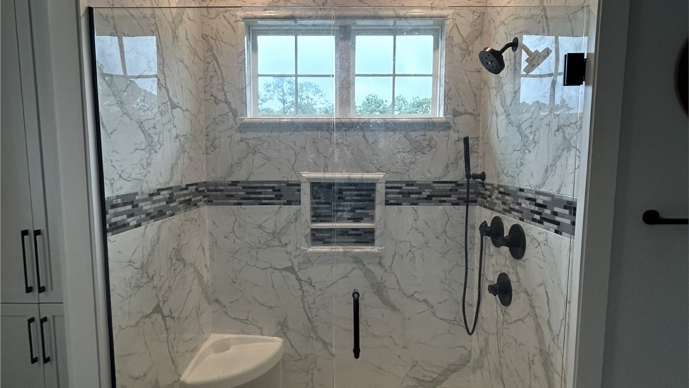 Remodel, Showers Project in Pensacola, Florida by Clear Choice Bath