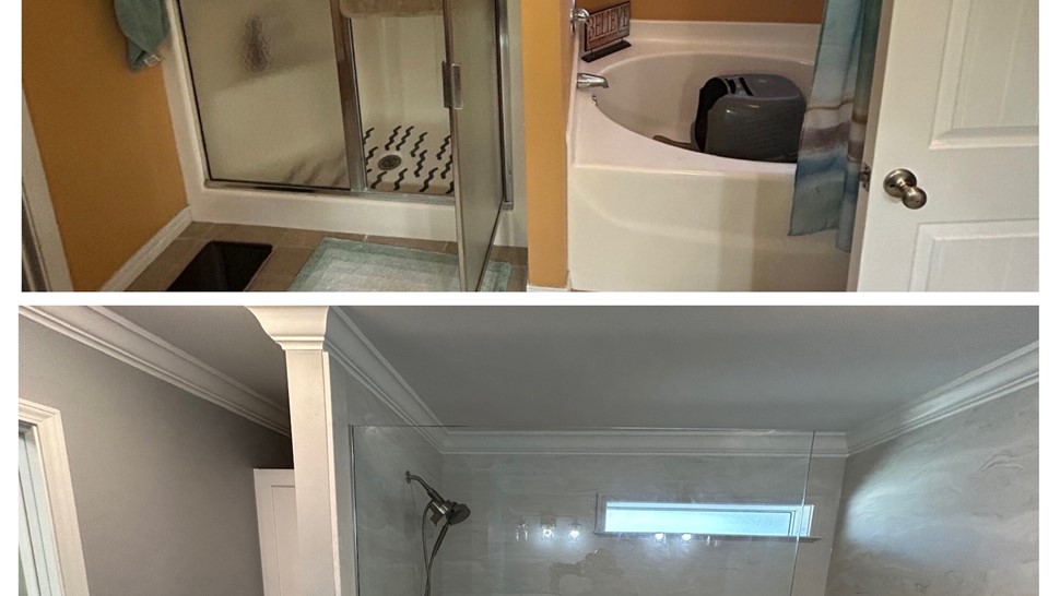 Remodel, Showers Project in Pensacola, Florida by Clear Choice Bath