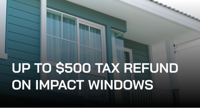 impact window tax refund