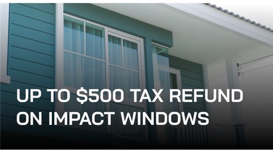 impact window tax refund