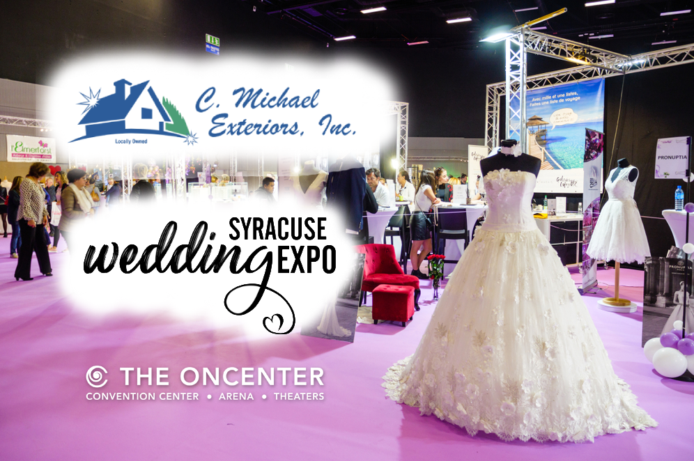 Join C Michael Exteriors at the 2024 Syracuse Wedding Expo