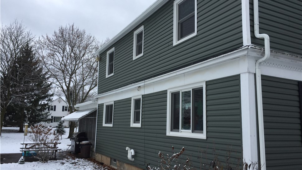 Siding Project in Newark, NY by C. Michael Exteriors, Inc.