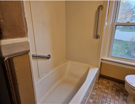 Bathrooms Project in East Rochester, NY by C. Michael Exteriors