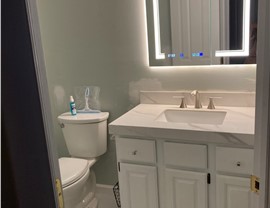 Bathrooms Project in Fayetteville, NY by C. Michael Exteriors