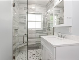 Bath Remodel Project in St. Petersburg, FL by CMK Construction Inc.