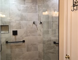 Bath Remodel Project in Tampa, FL by CMK Construction Inc.