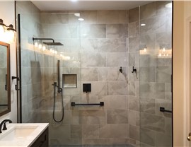 Bath Remodel Project in Tampa, FL by CMK Construction Inc.