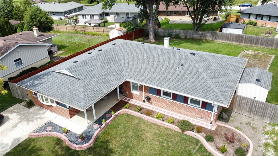 Gutters, Roofing Project in Elk Grove Village, IL by C&N Construction