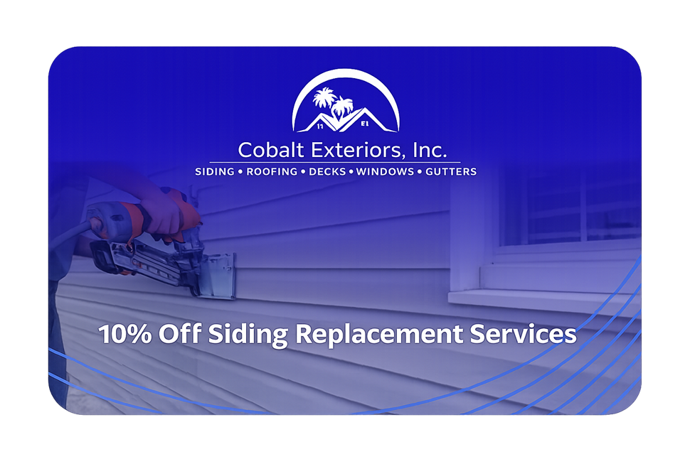 Take 10% off the Cost of Your Next Siding Project