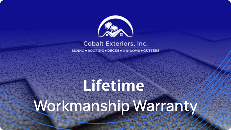 Lifetime Workmanship Warranty for Your Peace of Mind