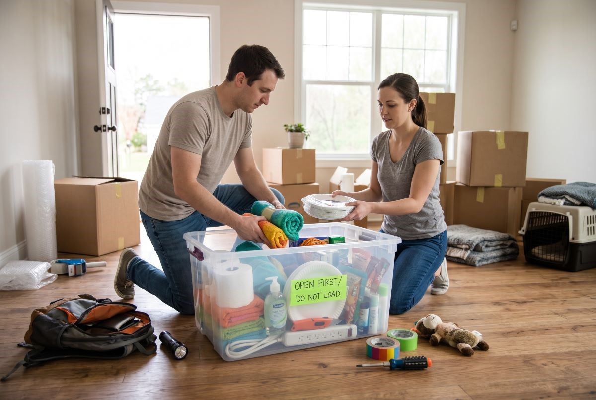 Pack an "Open First" Moving Box as Part of Your Move Planning