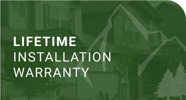 Lifetime installation warranty