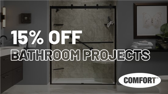 Save 15% Off All Bath Remodels This Month!