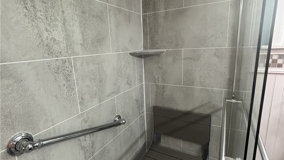 Replacement Shower Project in Newfane, New York by Comfort Showers & Baths