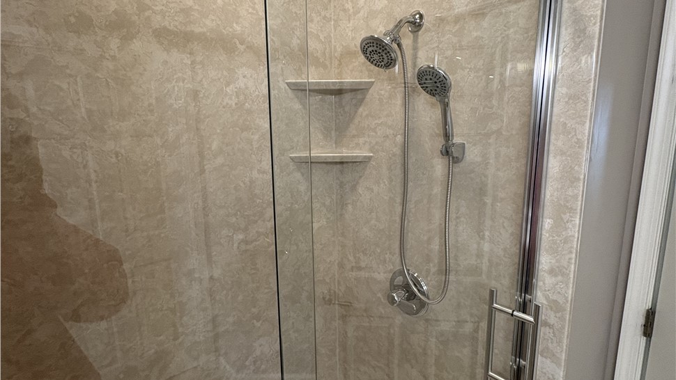 Replacement Shower Project in East Amherst, New York by Comfort Showers & Baths