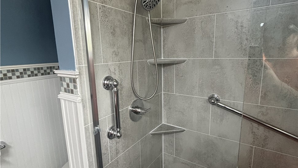 Replacement Shower Project in Newfane, New York by Comfort Showers & Baths