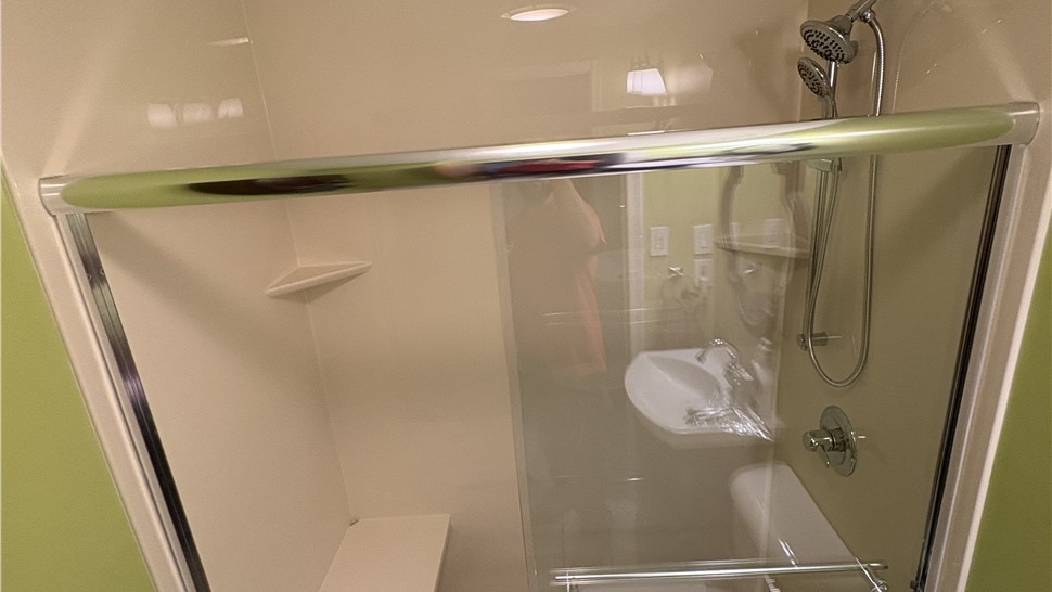 Replacement Shower Project in Buffalo, NY by Comfort Showers & Baths