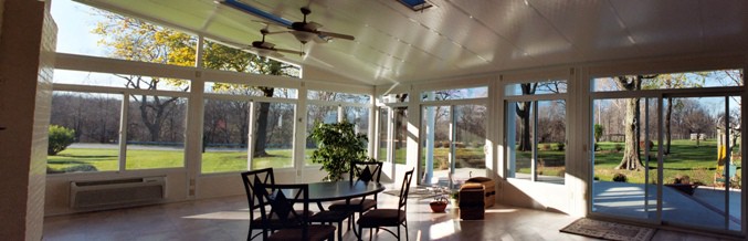 sunroom interior panorama