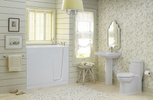 Cream Colored Bathroom - Comfort Windows