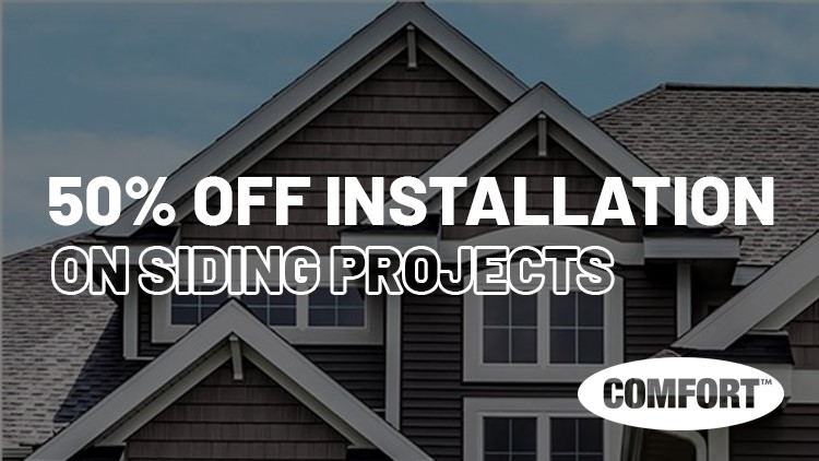 50% Off Installation All Siding Projects