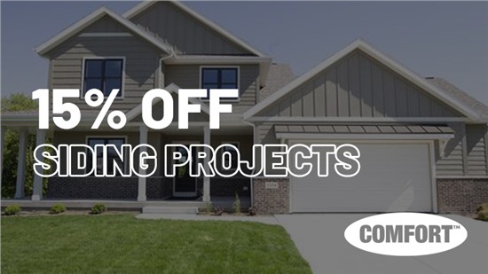15% Off Your Entire Siding Project