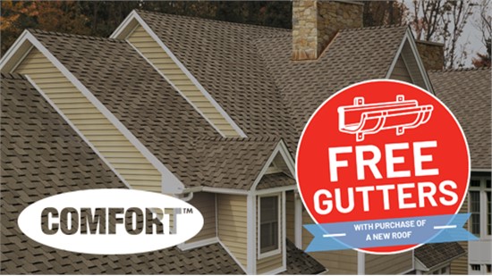 Free Gutters With Roof Replacement