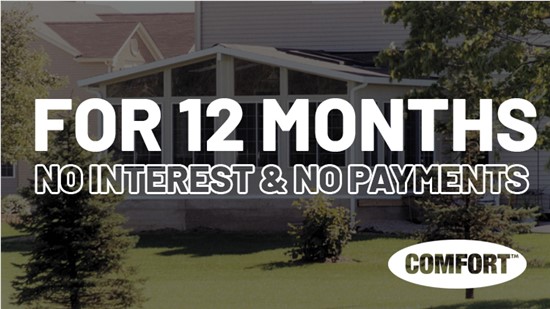 zero percent financing for 12 months