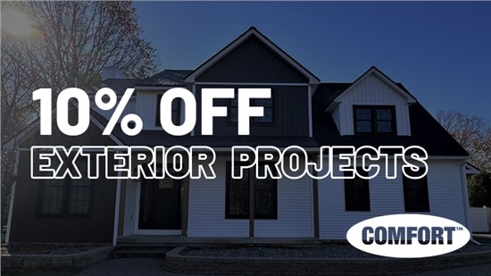 10% Off All Exterior Projects