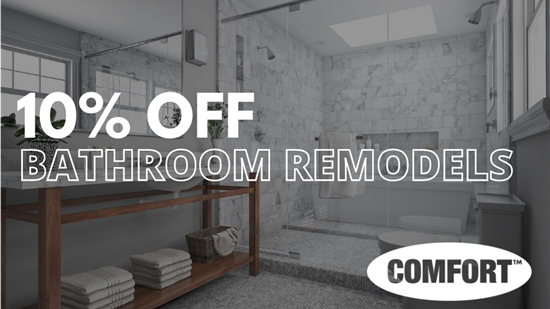 10% Off Bathroom Remodels