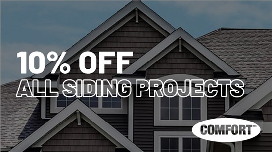 10% Off All Siding Projects