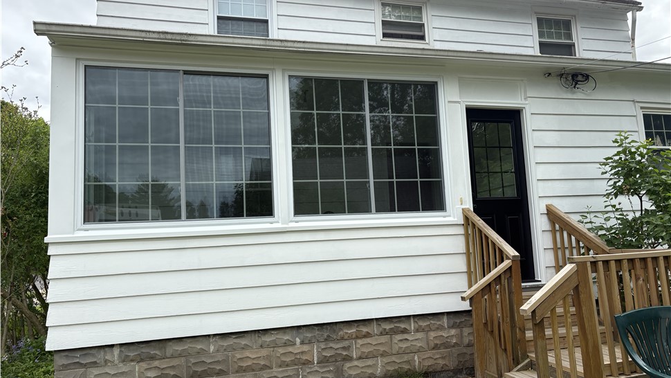 Entry Doors, Windows Project in Syracuse, New York by Comfort Windows & Doors