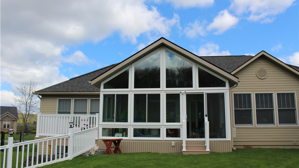 Enclosures, Windows Project in Fayetteville, New York by Comfort Windows & Doors